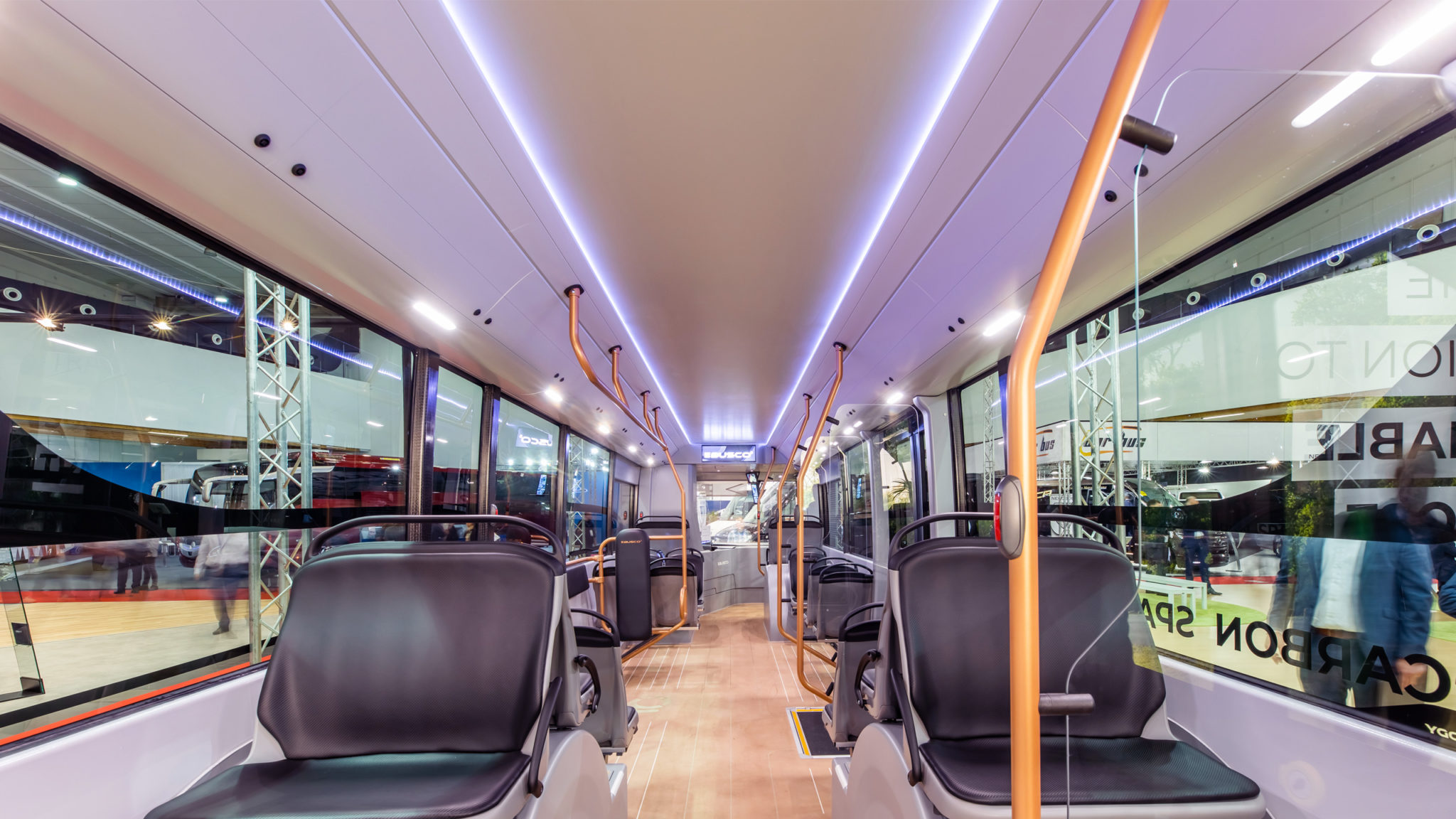 Miniature Bus EBUSCO 3.0 promo avec borne de recharge HOLLANDOTO HOL8-1265 | Collect World
