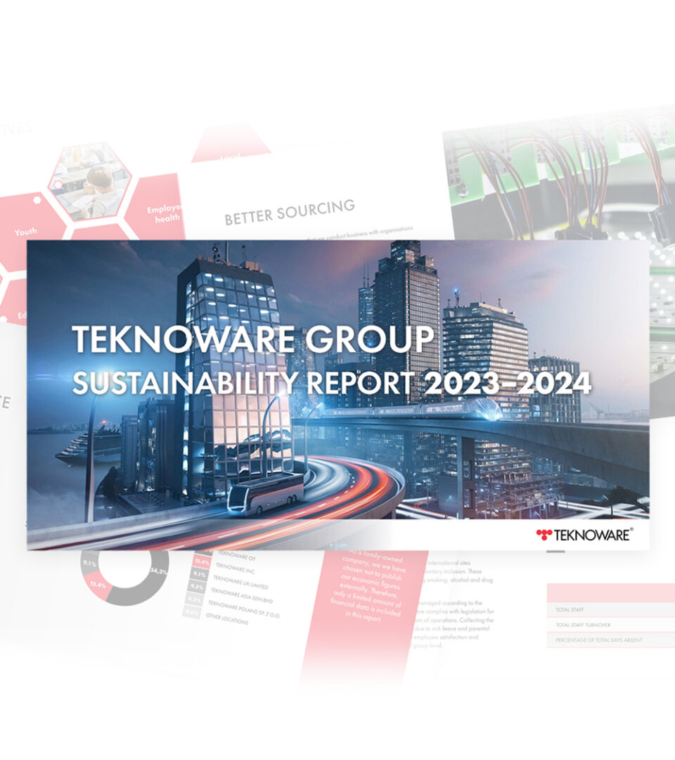 Teknoware has published its Sustainability Report for 2023–2024